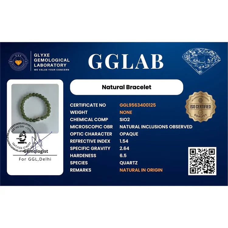 Green Jade Bracelet with Buddha