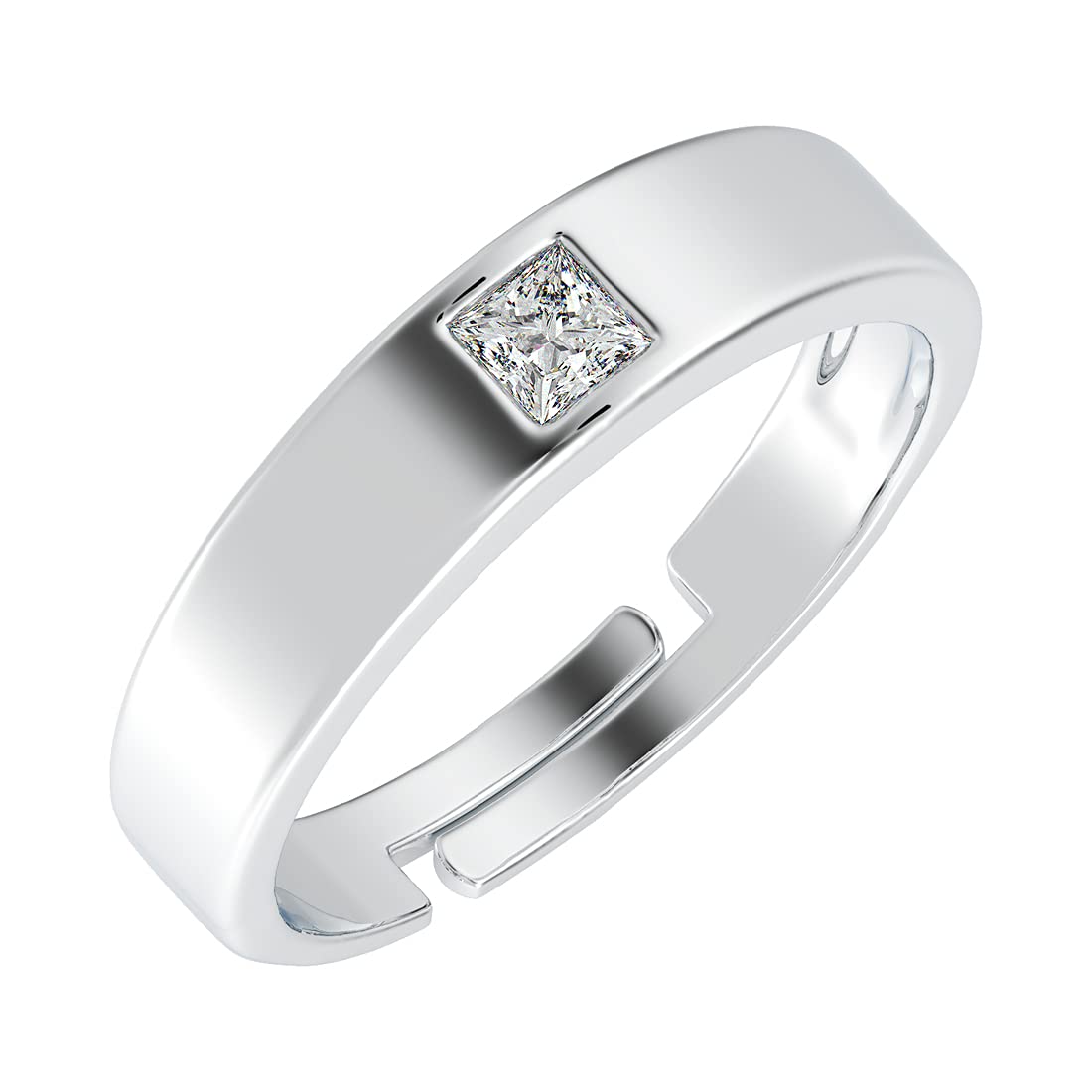 Clara Pure Real 925 Sterling Silver Adjustable Ring Band | Multiple Design Options | Gift for Women and Girls