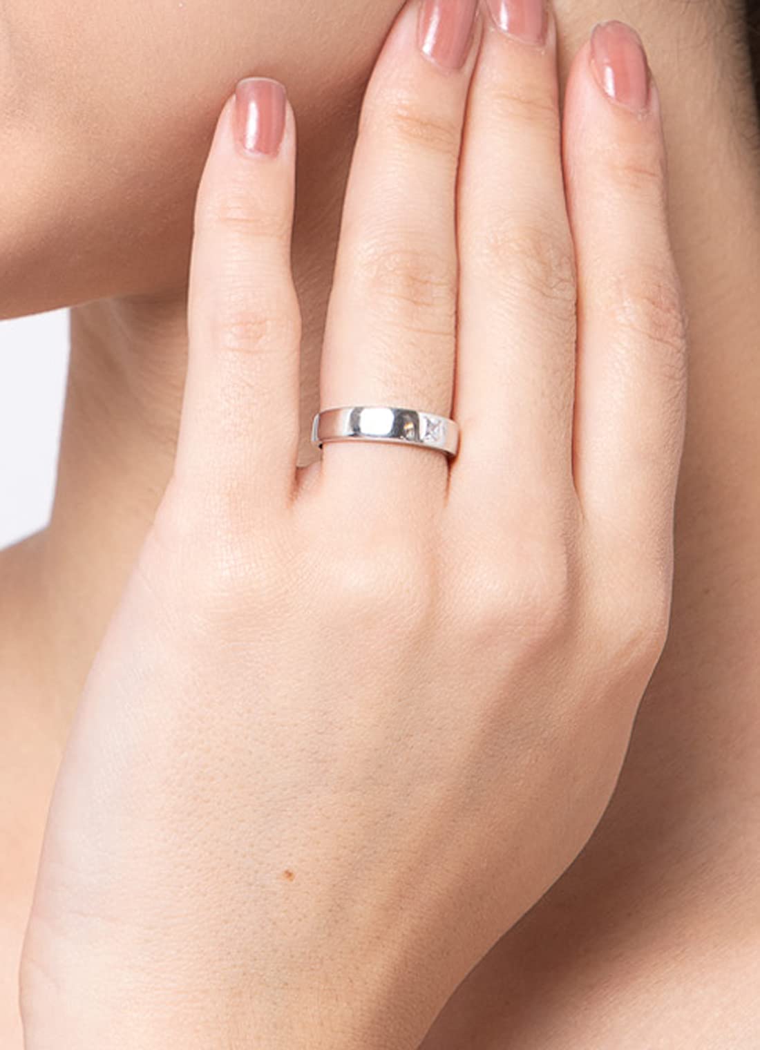 Clara Pure Real 925 Sterling Silver Adjustable Ring Band | Multiple Design Options | Gift for Women and Girls