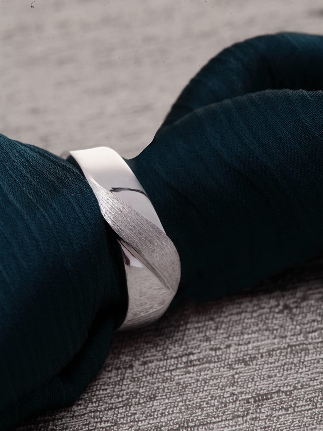 Clara Pure Real 925 Sterling Silver Adjustable Ring Band | Multiple Design Options | Gift for Women and Girls