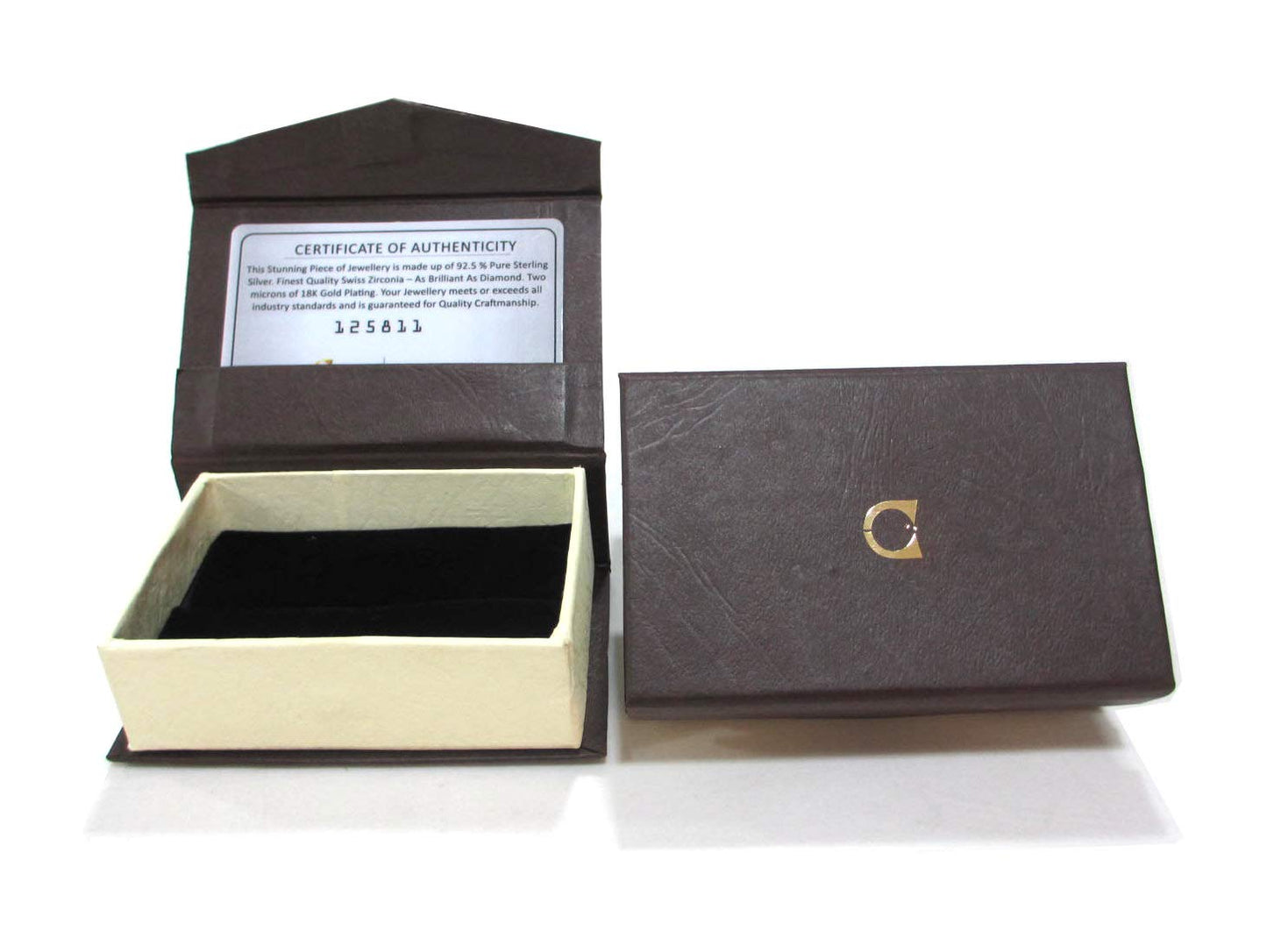 Clara 925 Sterling Silver 5 Stone Pendant Earring Chain Jewellery Set | Platinum Plated, Swiss Zirconia | Gift for Women & Girls