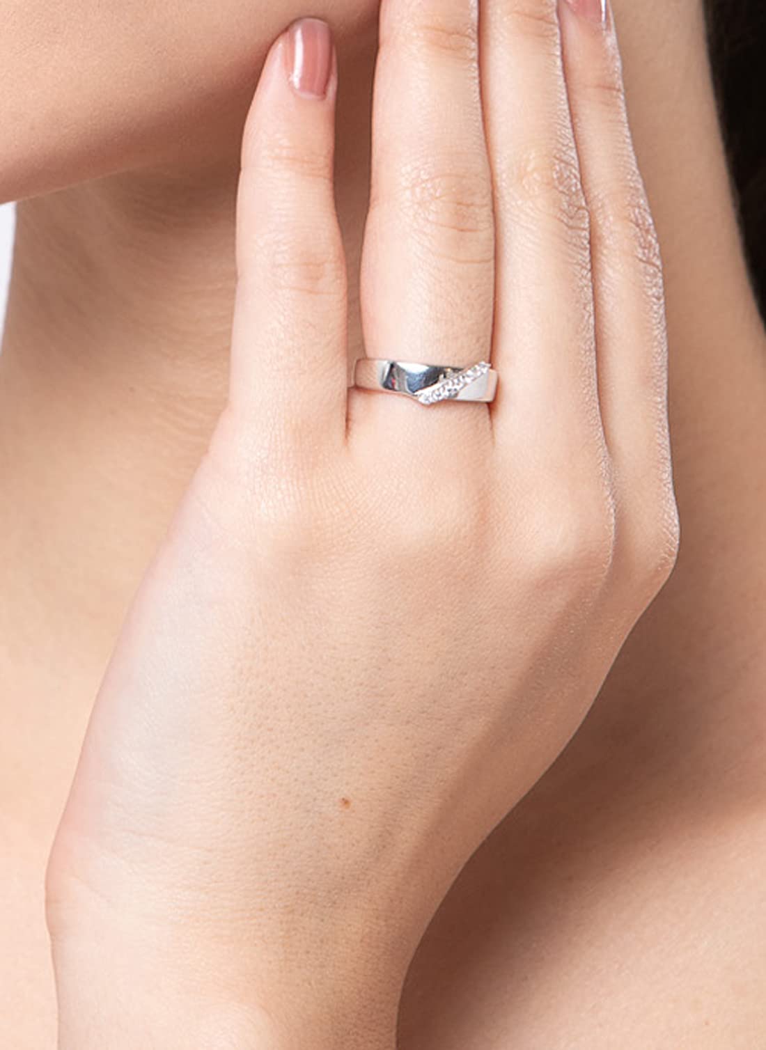 Clara Pure Real 925 Sterling Silver Adjustable Ring Band | Multiple Design Options | Gift for Women and Girls