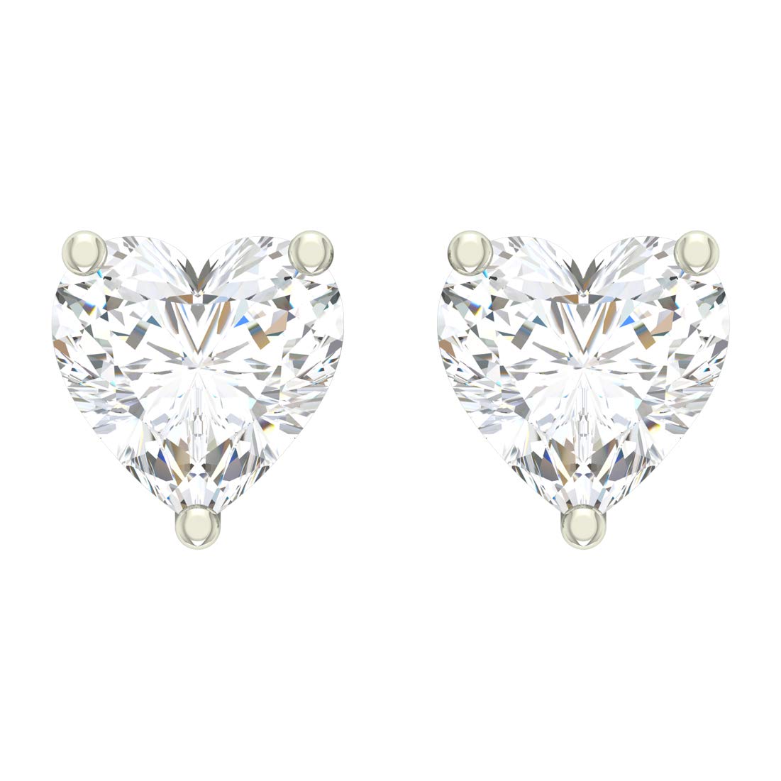 Clara 925 Sterling Silver Mila Pendant Earring Chain Jewellery Set | Platinum Plated, Swiss Zirconia | Gift for Women & Girls