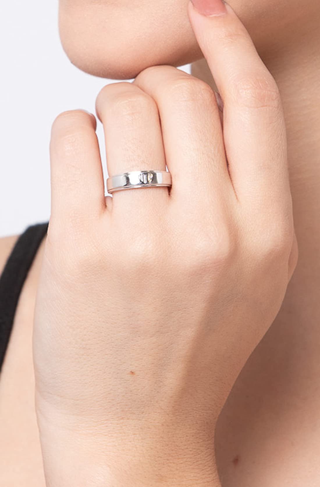 Clara Pure Real 925 Sterling Silver Adjustable Ring Band | Multiple Design Options | Gift for Women and Girls