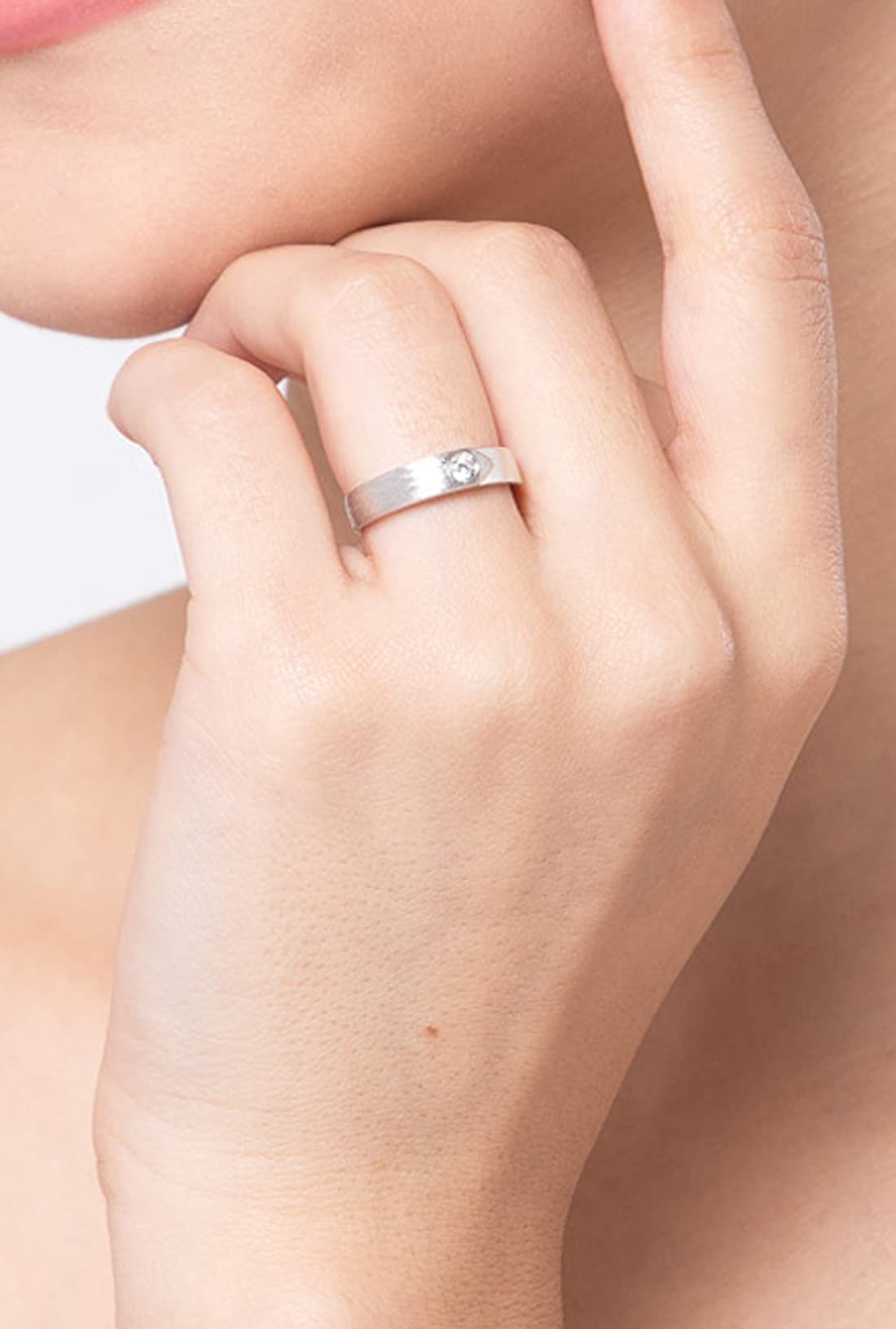 Clara Pure Real 925 Sterling Silver Adjustable Ring Band | Multiple Design Options | Gift for Women and Girls