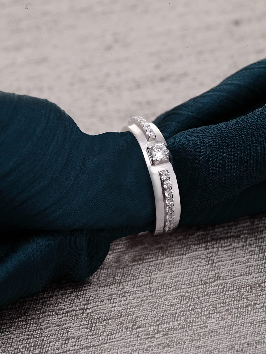 Clara Pure Real 925 Sterling Silver Adjustable Ring Band | Multiple Design Options | Gift for Women and Girls