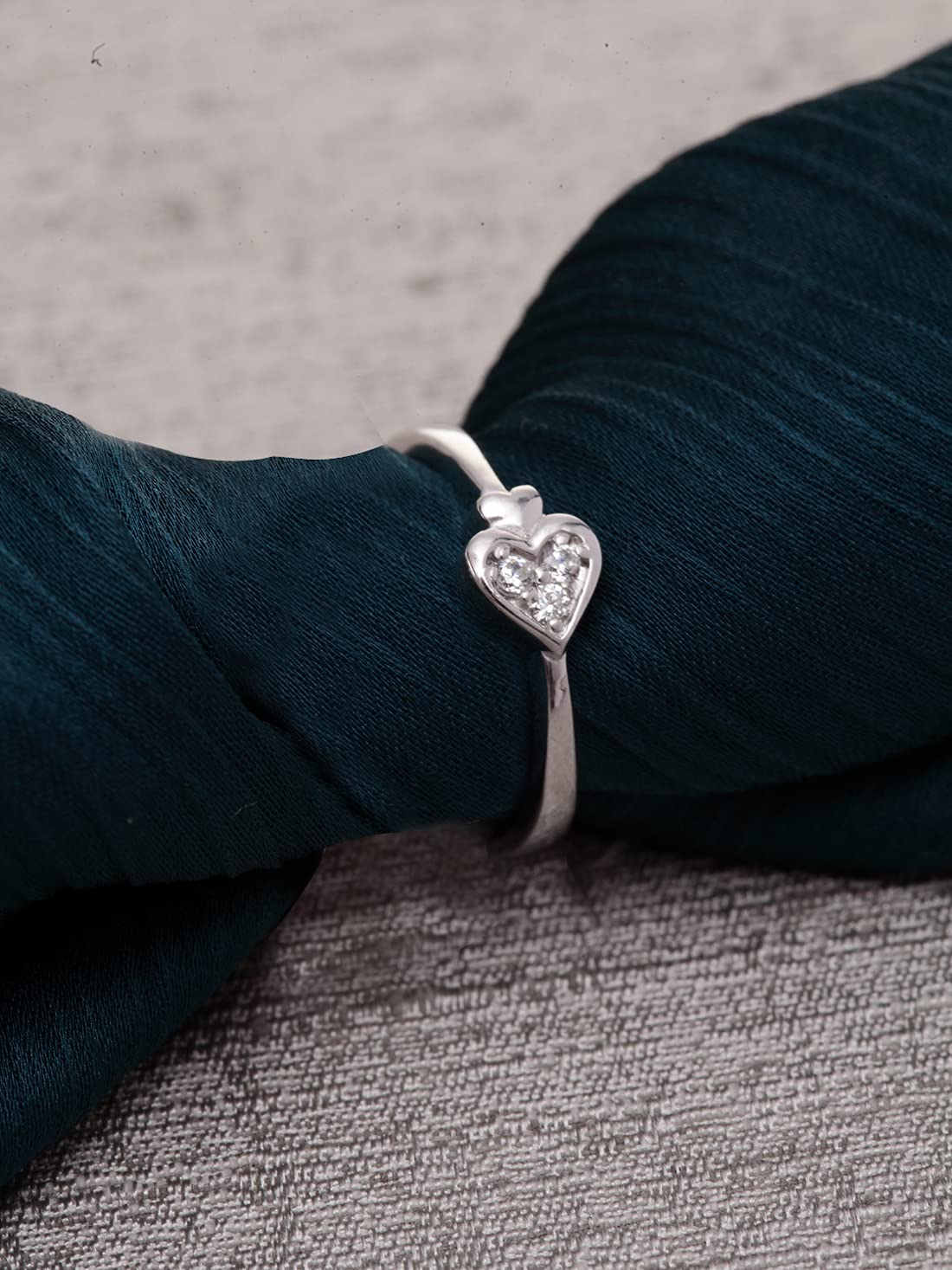 Clara Pure Real 925 Sterling Silver Adjustable Ring Band | Multiple Design Options | Gift for Women and Girls